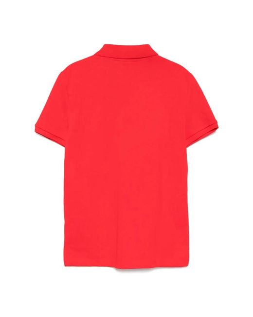 Lacoste Red Slim Fit Baumwoll Polo Shirt