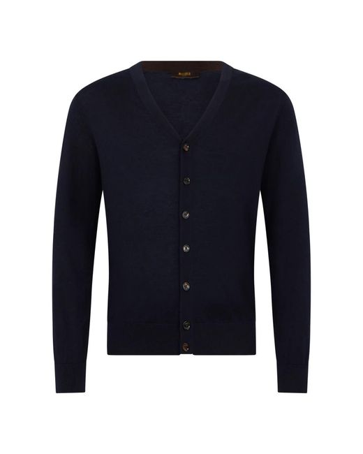 Moorer Blue Cardigans for men