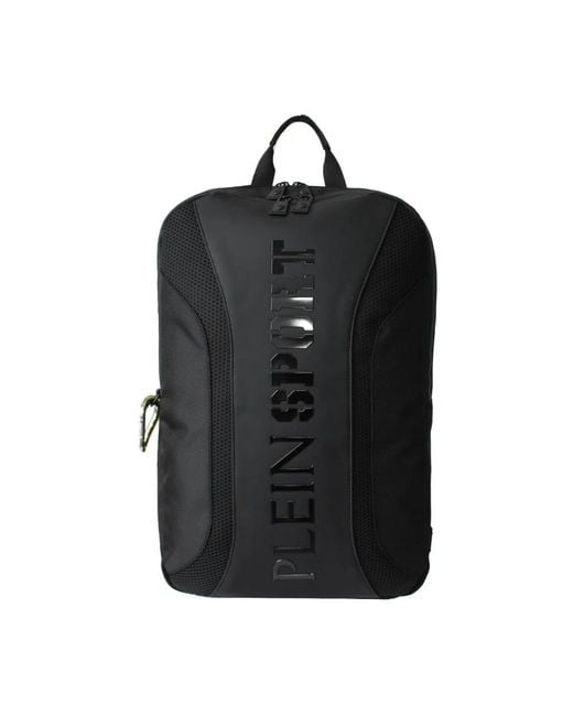 Philipp Plein Black Superheld Schwarzer Rucksack Mit Smartphone-Halter