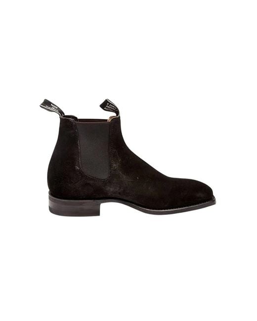 R.M.Williams Black Chelsea Boots for men