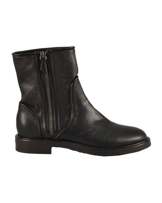 Casadei Black Ankle Boots