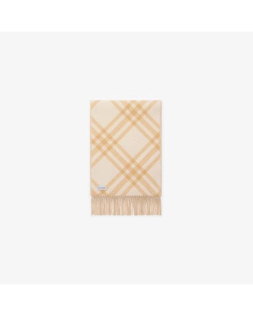 Burberry Natural Winter Scarves for men