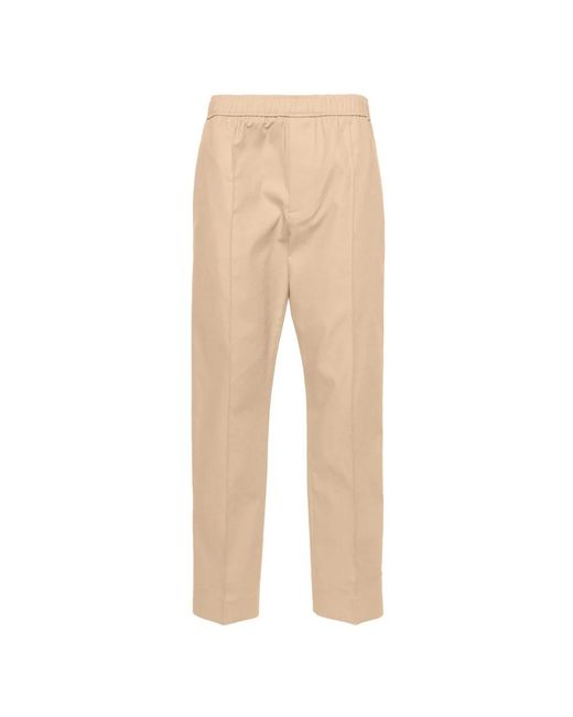 Lanvin Natural Straight Trousers for men