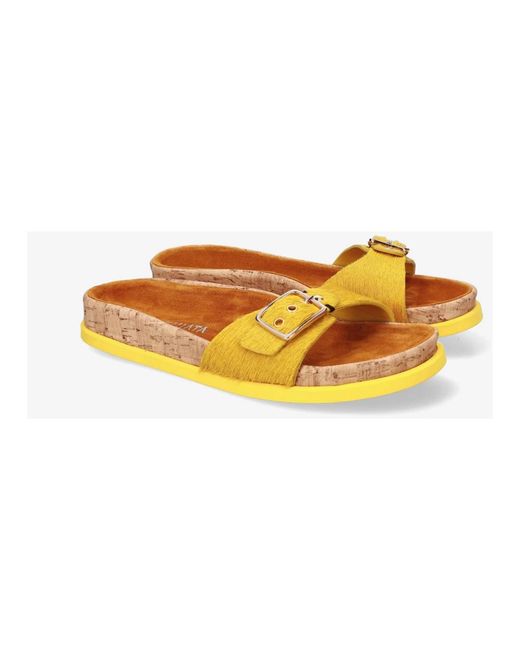 Premiata Yellow Sliders