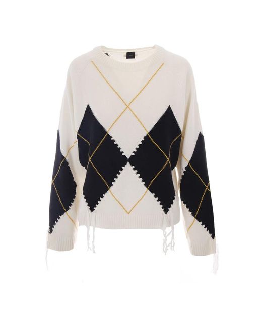 Pinko Black Round-Neck Knitwear