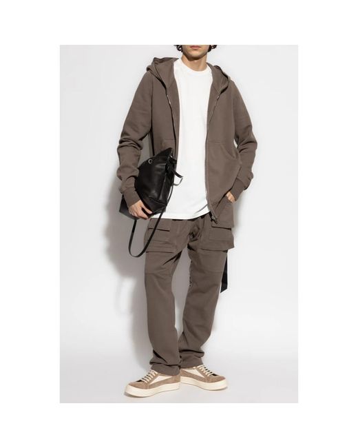 Zip-Throughs Rick Owens de hombre de color Brown