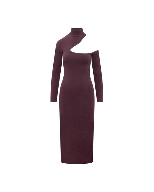 P.A.R.O.S.H. Purple Knitted Dresses