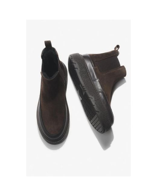 ESTRO Brown Chelsea Boots