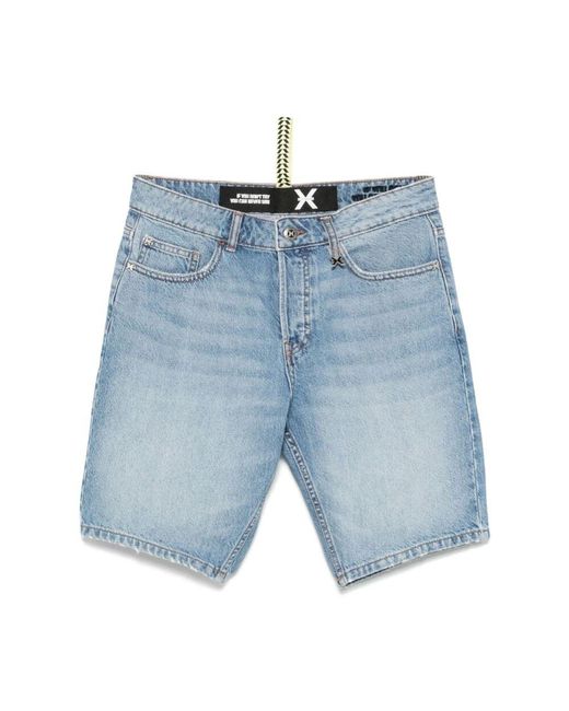RICHMOND Blaue Jeans Knopfleiste Klassischer Kragen in Blue für Herren