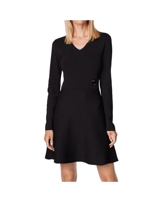 ARMANI EXCHANGE Black Short Dresses