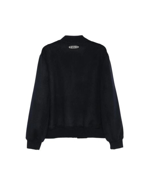 Brioni Black Bomber Jackets for men