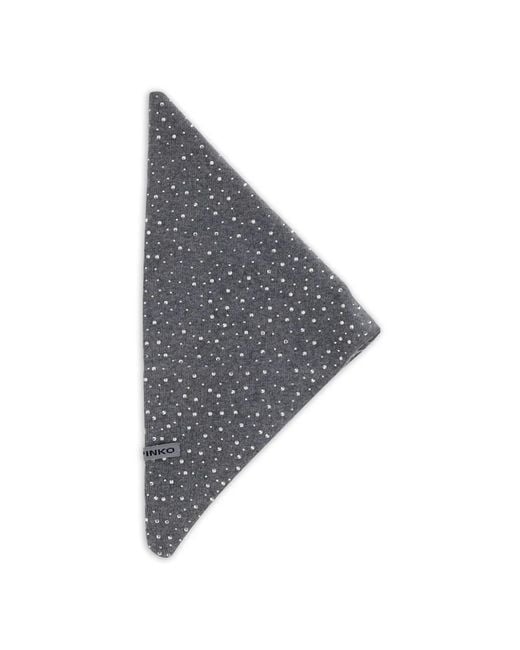 Pinko Grijze Parel Zwitserse Stijl Jurk in het Gray