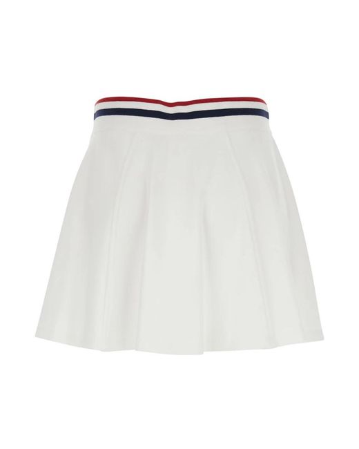 Brunello Cucinelli White Short Skirts