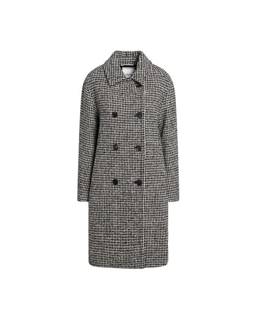 Max Mara Gray Double-Breasted Coats