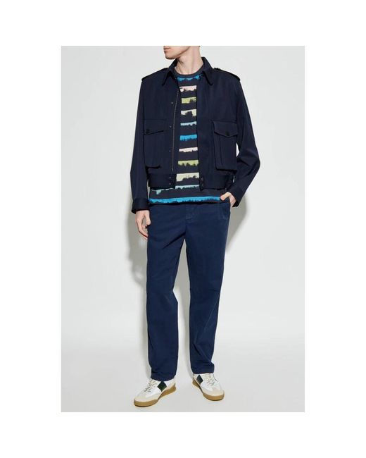 Straight Trousers di Paul Smith in Blue da Uomo