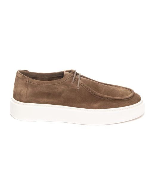 JEROLD WILTON Brown Laced Shoes for men