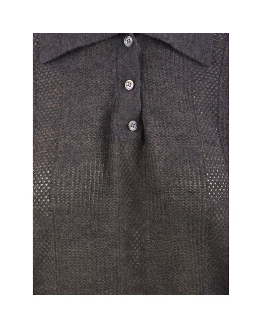 Beatrice B. V-Neck Knitwear in het Gray