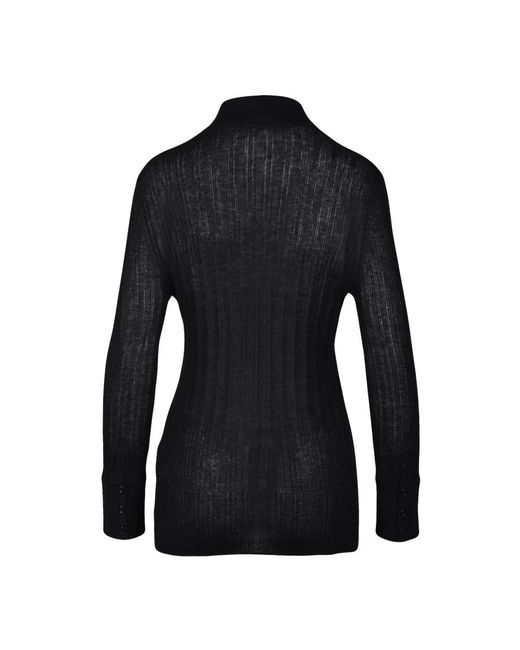 Wild Cashmere Truien & Vesten ,Zwart ,Kasjmier Luxe Cashmere Vest in het Black
