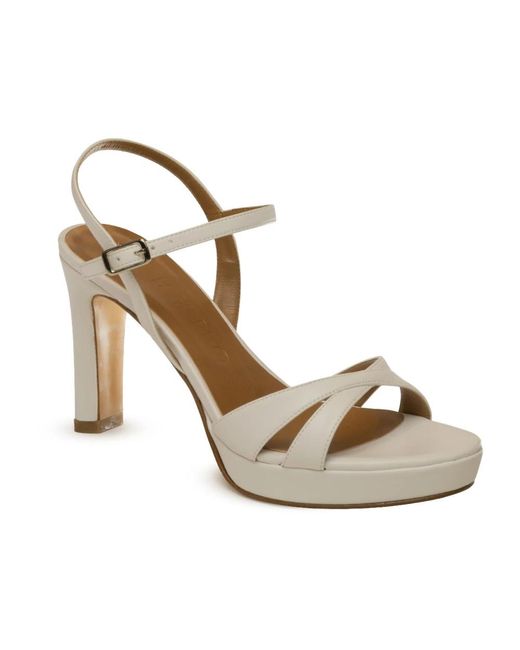Albano Metallic High Heel Sandals