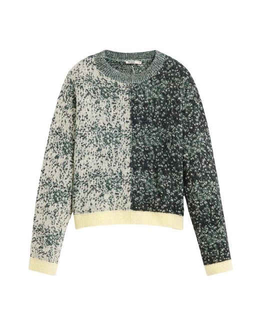 Desigual Green Round-Neck Knitwear