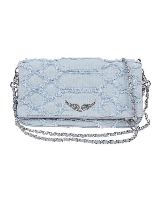 Shoulder Bags Zadig & Voltaire de color Blue