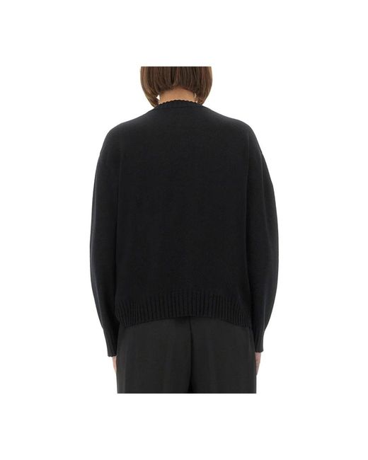 Fabiana Filippi Black Round-Neck Knitwear