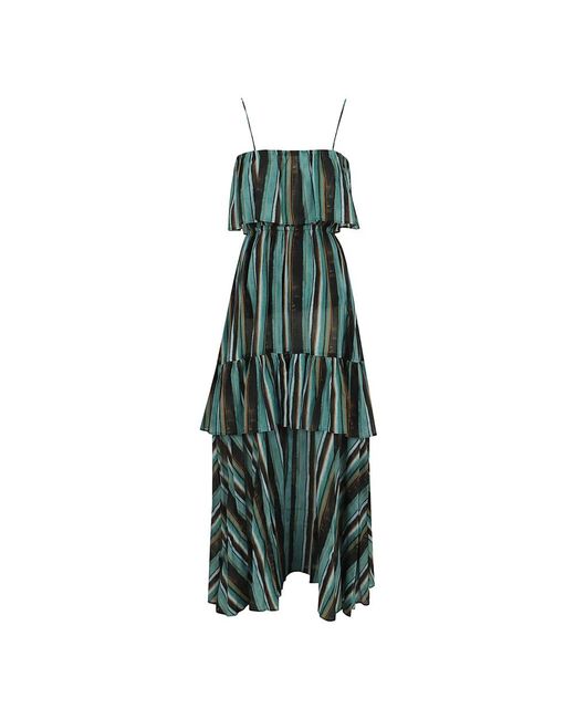 Pinko Green Maxi Dresses