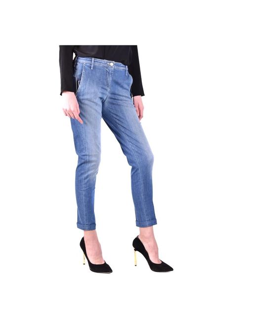 Jacob Cohen Blue Cropped Jeans