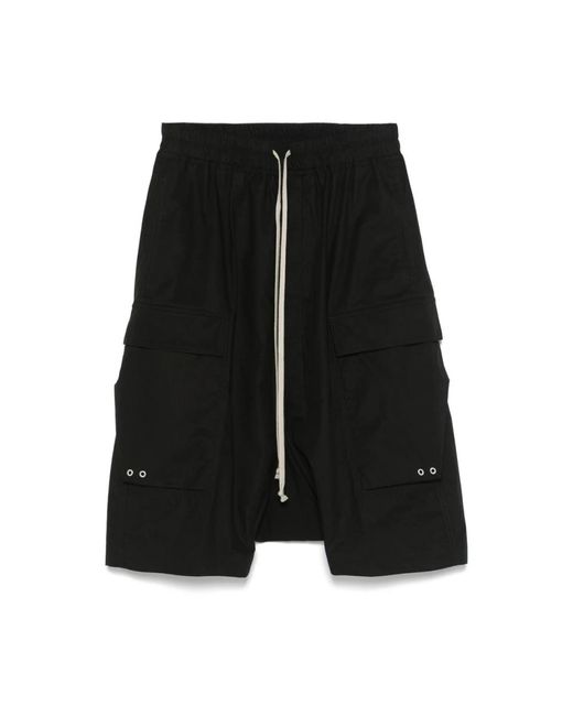 Casual Shorts di Rick Owens in Black da Uomo