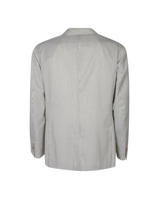 Boglioli Witte Blazer in het Gray voor heren