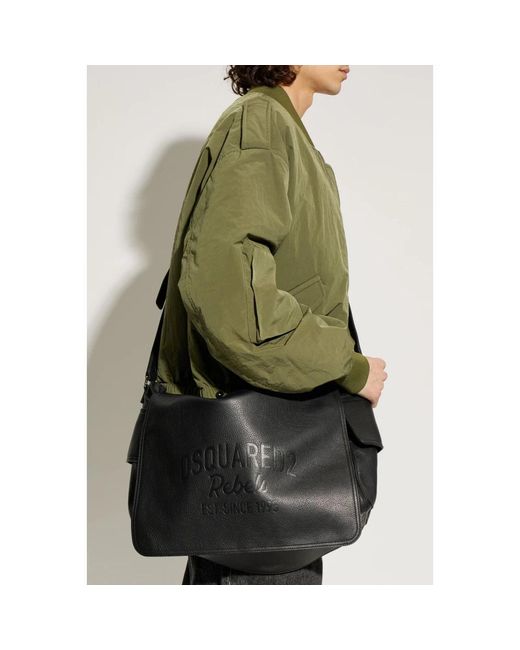 DSquared² Black Ledertasche