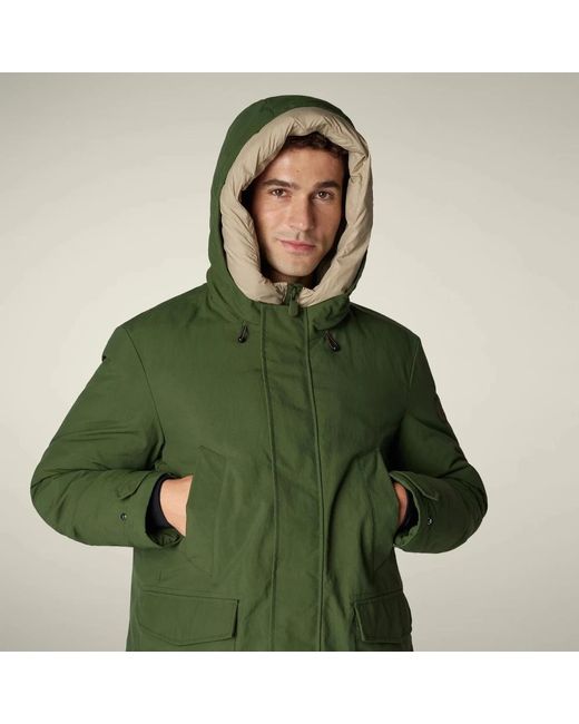 Save The Duck Green Parkas for men
