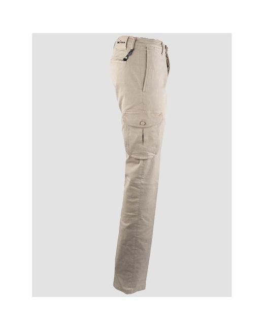 Kiton Gray Straight Trousers for men