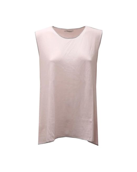 Kangra Pink Sleeveless Tops