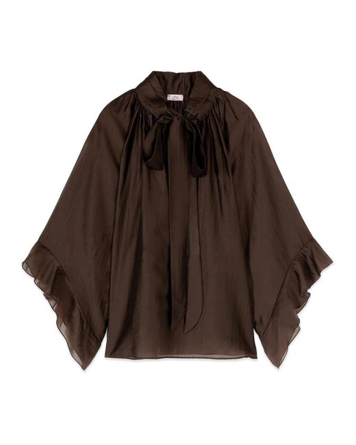 Blouses Oltre de color Brown