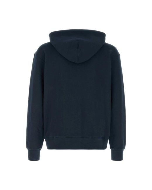KENZO Hoodies & Sweatvesten ,Blauw ,Nylon Zip-Through Sweatshirt in het Blue voor heren