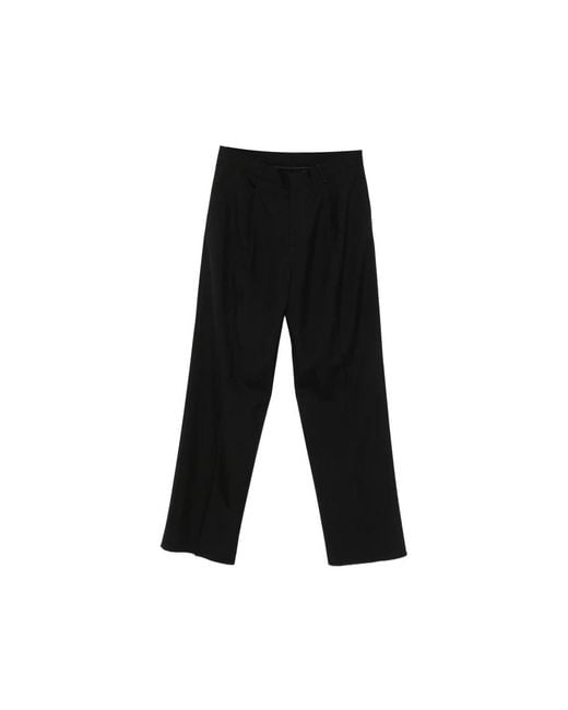 Lardini Black Suit Trousers for men