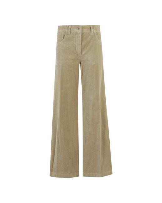 Aspesi Natural Wide Trousers