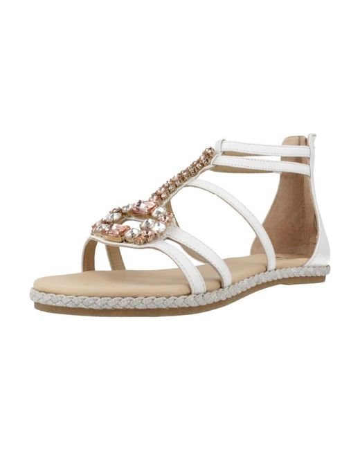 Stonefly Metallic Flat Sandalen