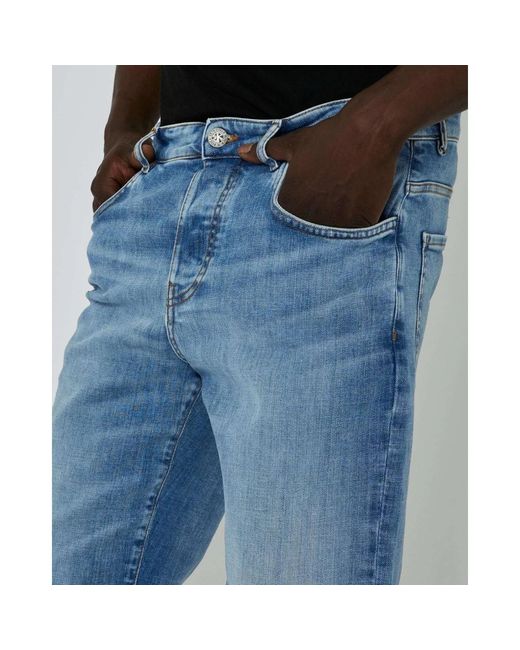 John Richmond Helle waschung basic jeans fünf-taschen-modell in Blue für Herren