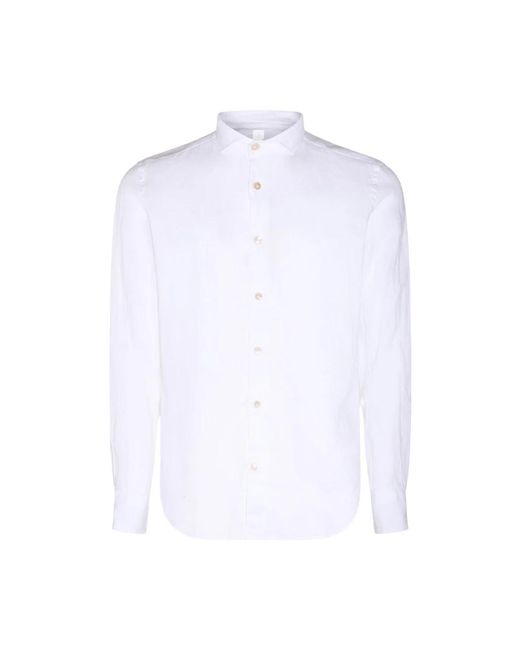Eleventy White Casual Shirts for men