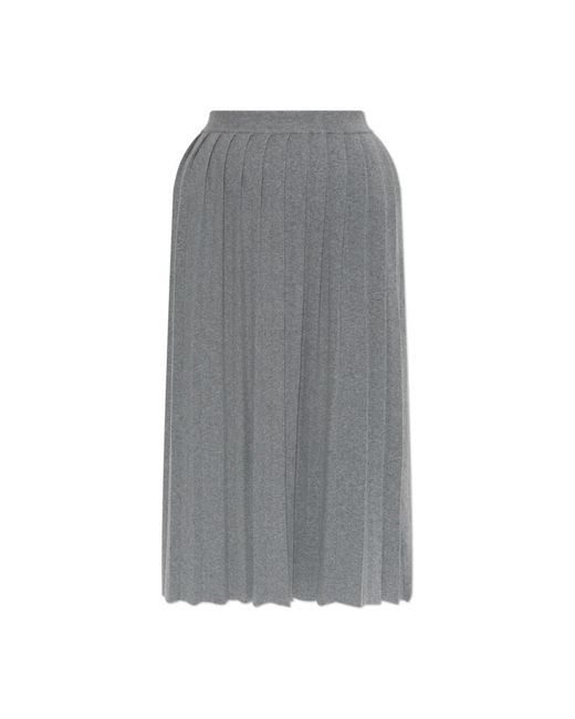 Midi Skirts Lisa Yang de color Gray