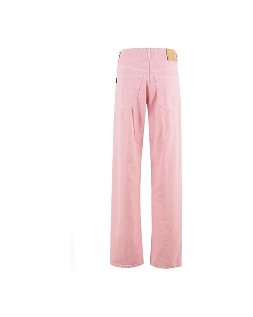 Haikure Pink Straight Fit Jeans
