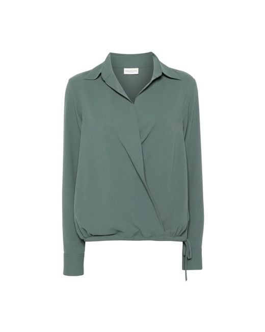 Dries Van Noten Green Blouses