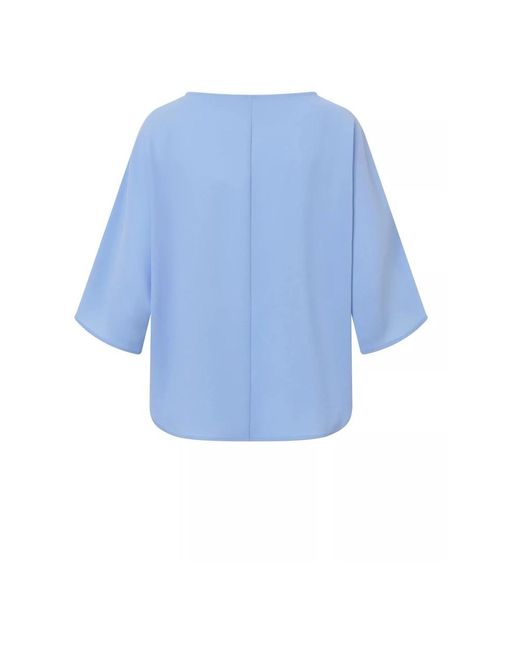 Windsor. Overhemden ,Blauw ,Elegante Blouse in het Blue