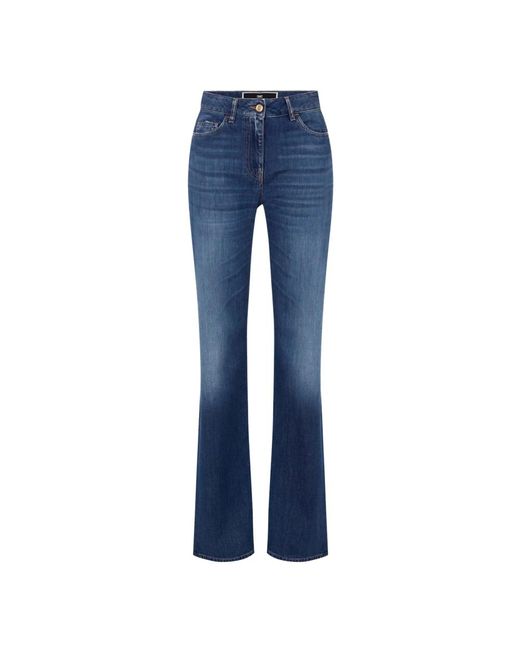 Elisabetta Franchi Blue Flared jeans