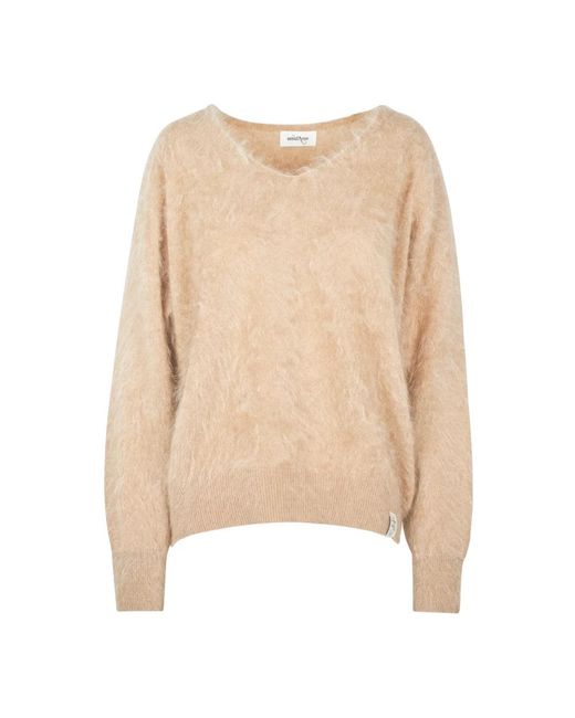 V-Neck Knitwear Ottod'Ame en coloris Natural