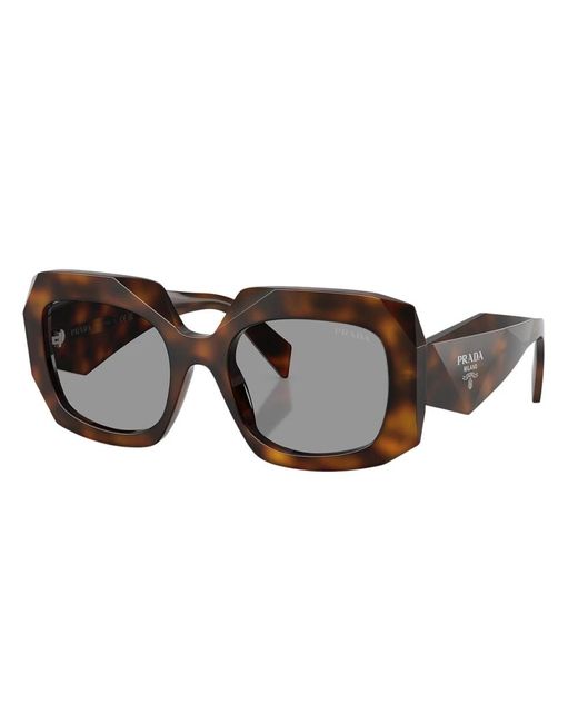 Prada Prb23S Zonnebril in het Brown