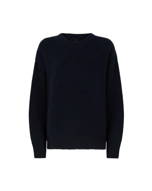 Pinko Blue Round-Neck Knitwear
