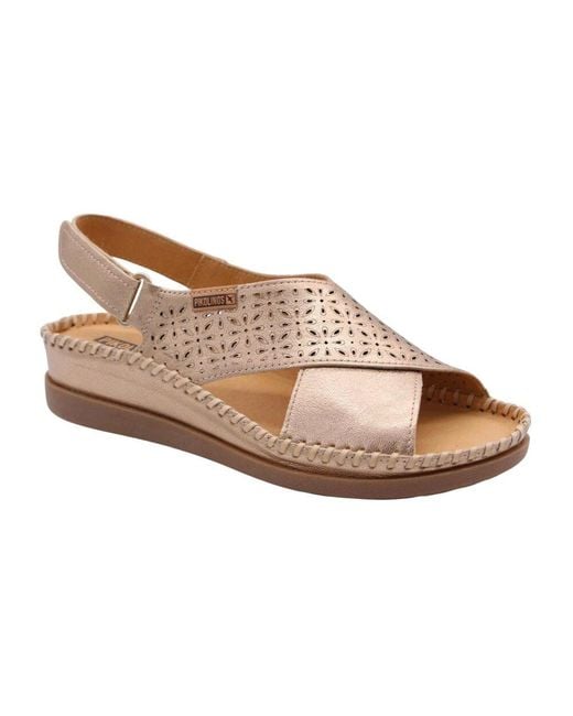 Pikolinos Brown Flat Sandals